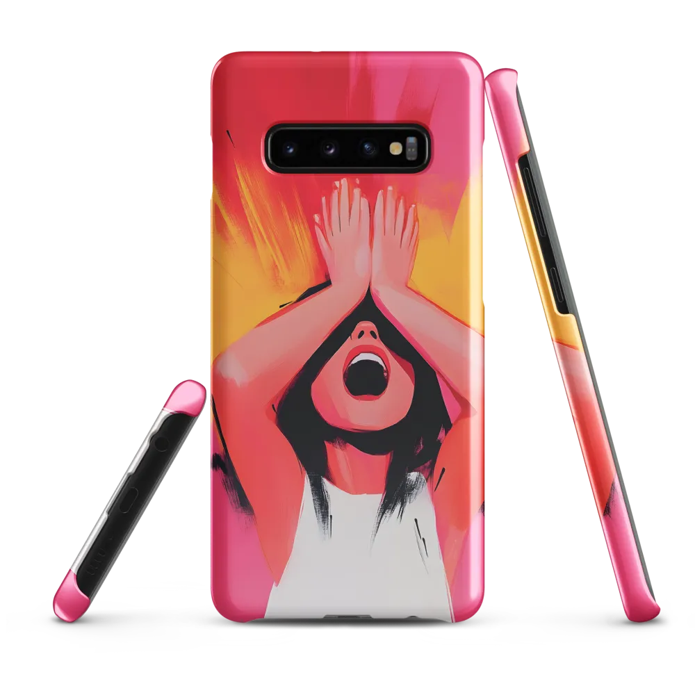 Silent Scream | Phone Case |  S10 Plus | Snap Case | Glossy