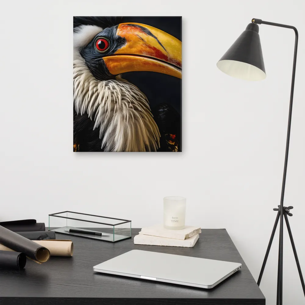 Majestic Hornbill Portrait