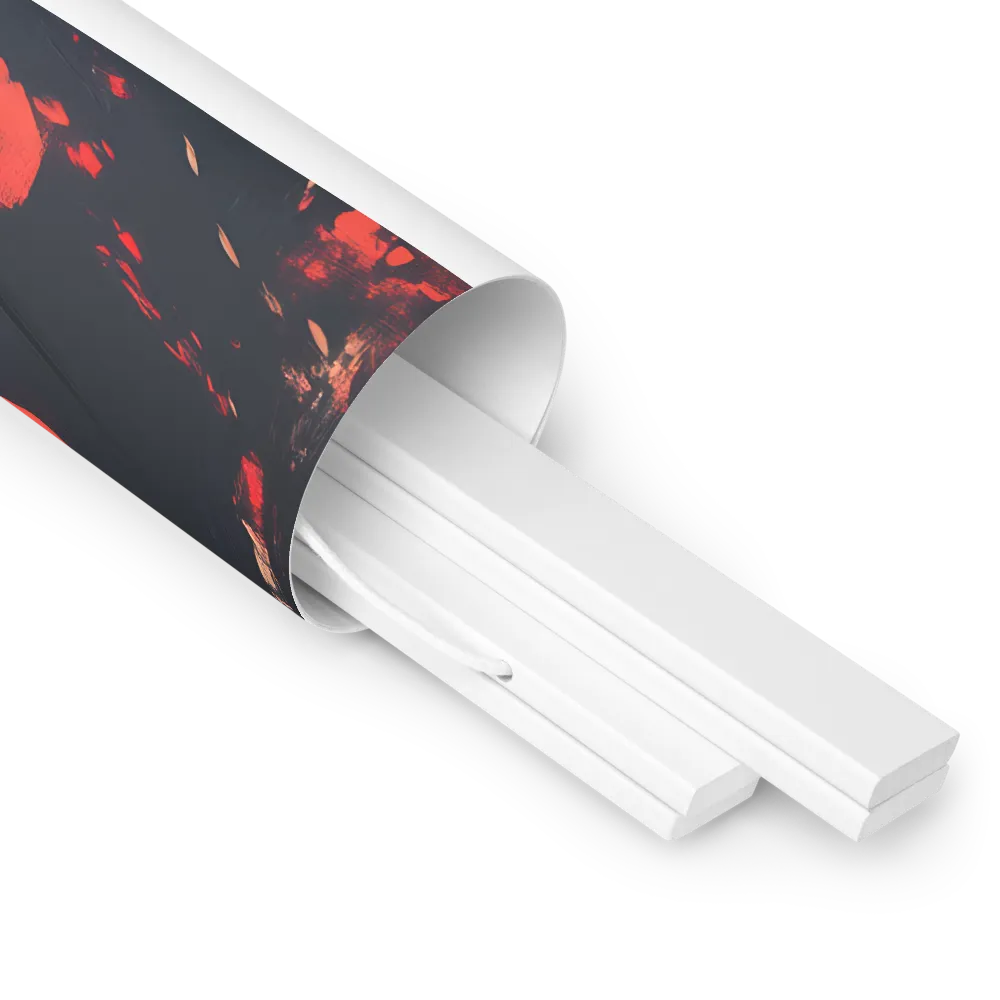 Whispers of Melancholy | Poster With White Wood Hanger | 18″×24″