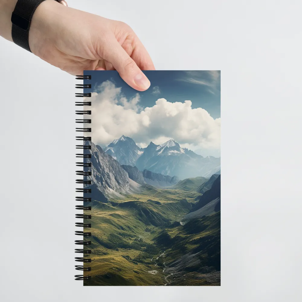 Serenity in the Mountains | Spiral Notebook