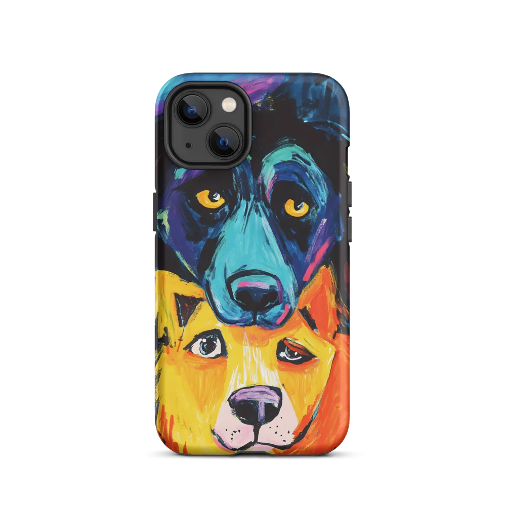 Vibrant Companions: An Expression of Canine Spirit