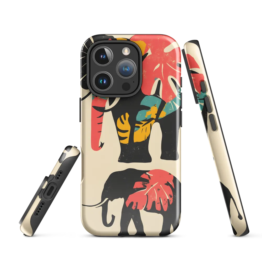 Tropical Elegance: The Elephant's Dance
