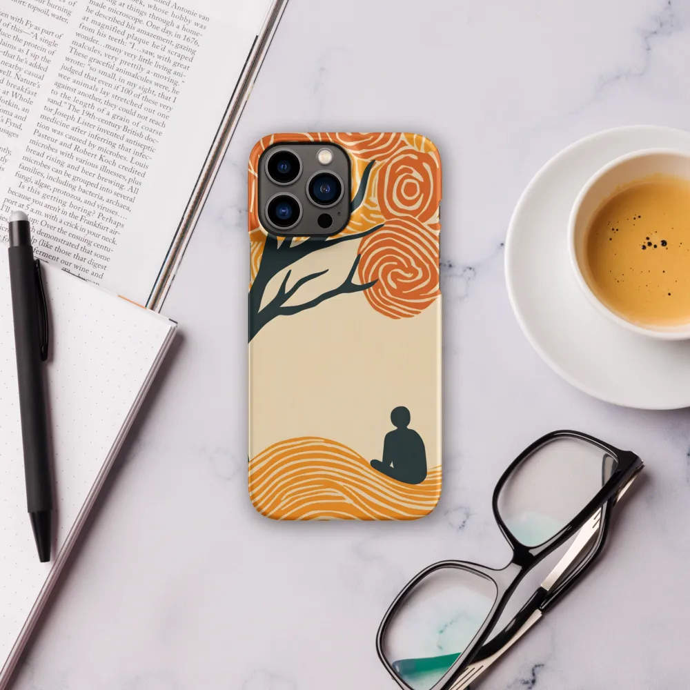 Silent Reflections under Swirling Leaves | Phone Case |  13 Pro Max | Snap Case | Matte