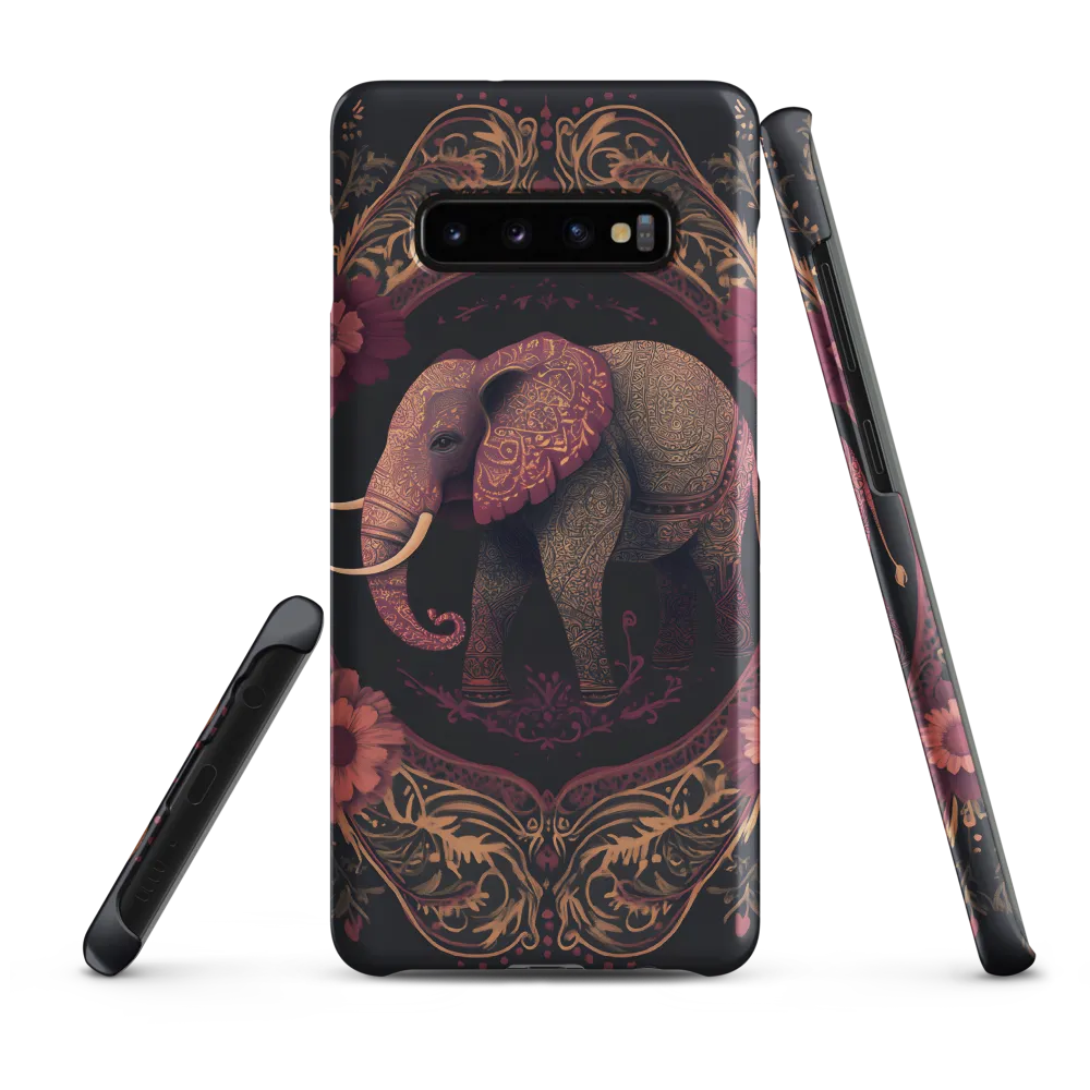 Regal Reverie: The Ornate Elephant | Phone Case |  S10 Plus | Snap Case | Matte