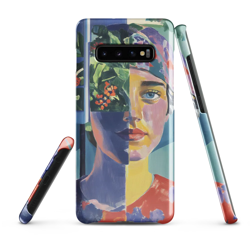 Nature's Reflection: A Portrait of Harmony | Phone Case |  S10 Plus | Snap Case | Glossy