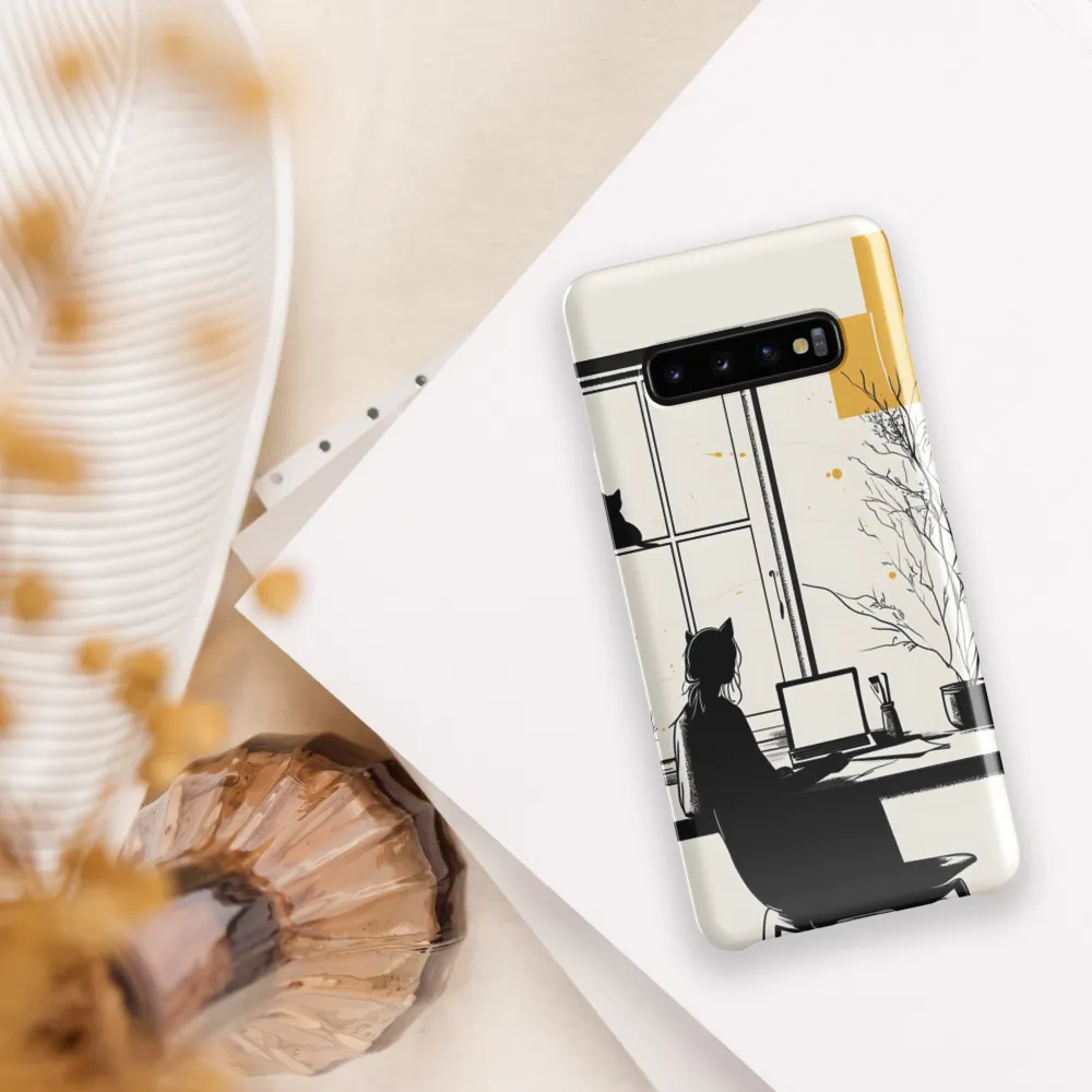 Contemplative Moments | Phone Case |  S10 Plus | Snap Case | Glossy