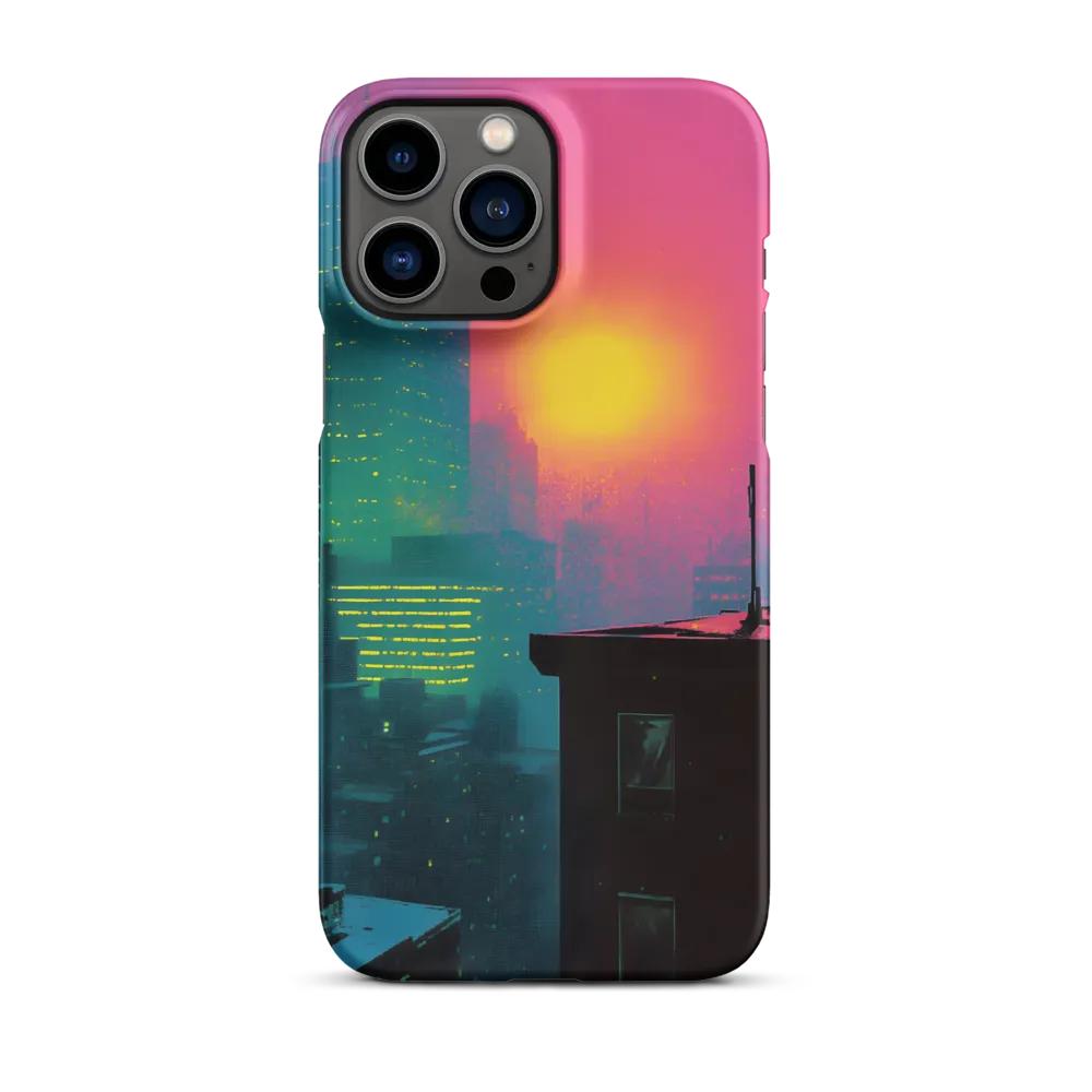Neon Horizon | Phone Case |  13 Pro Max | Snap Case | Matte