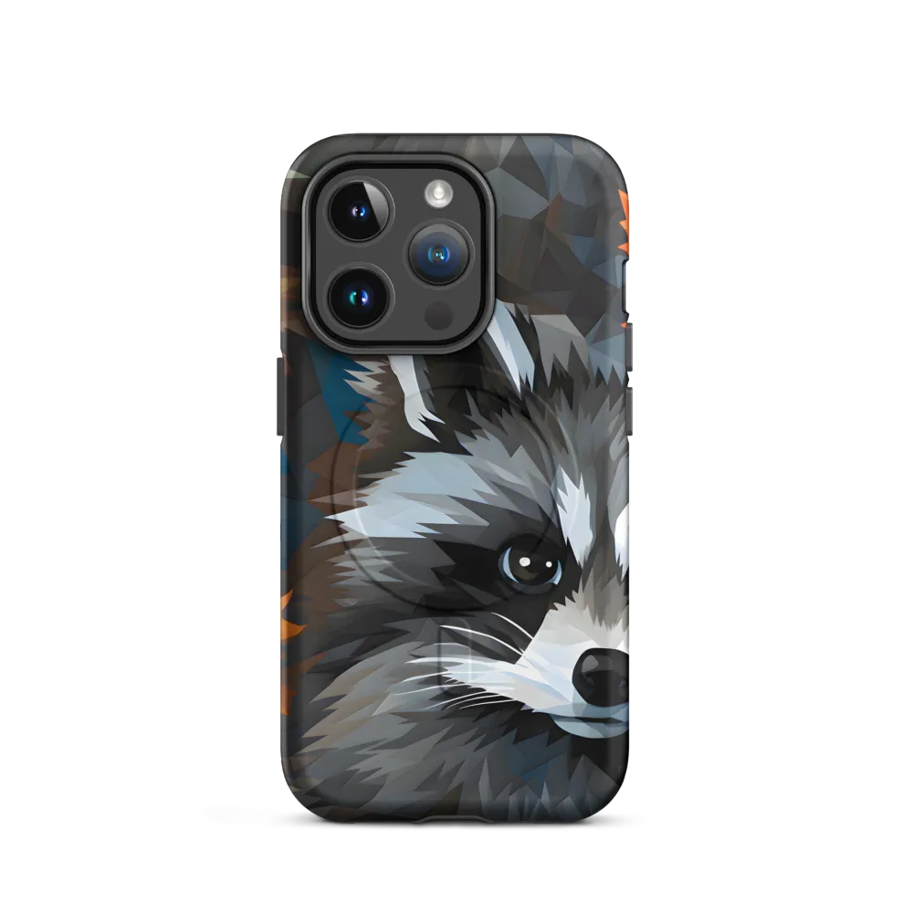Whispers of Autumn: The Raccoon's Gaze
