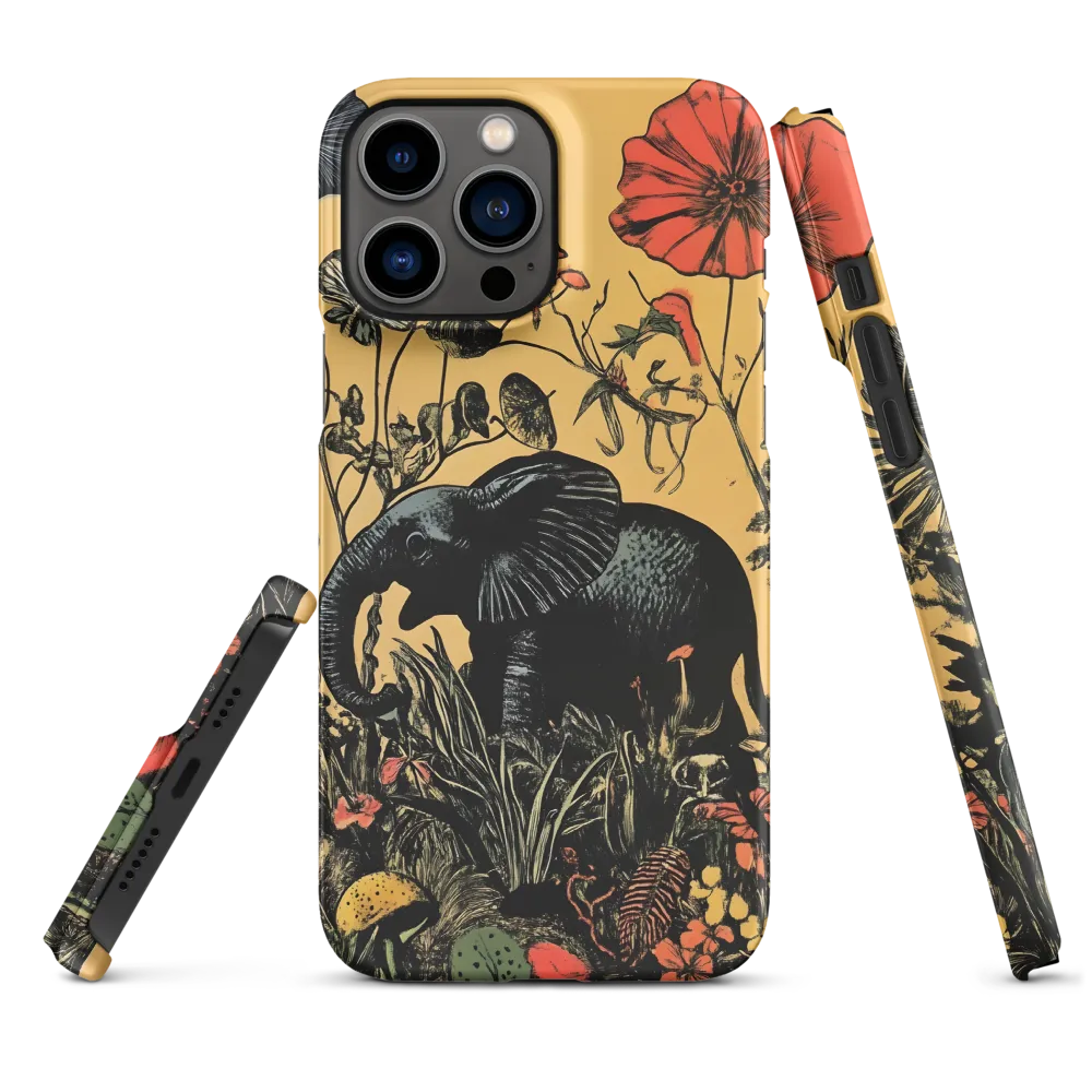 Floral Majesty: The Elephant's Sanctuary