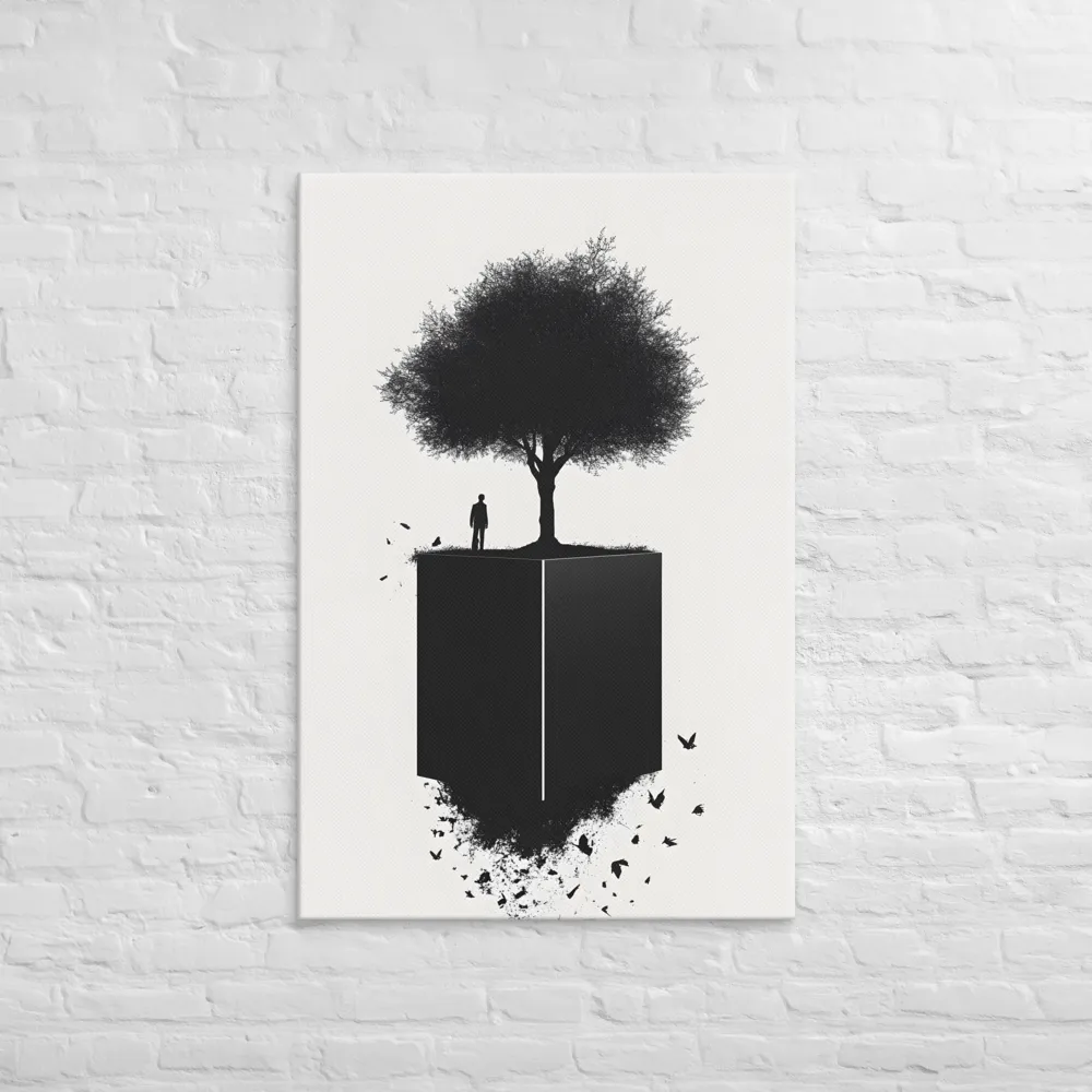 Contemplation Under the Tree | Canvas | 32″×48″