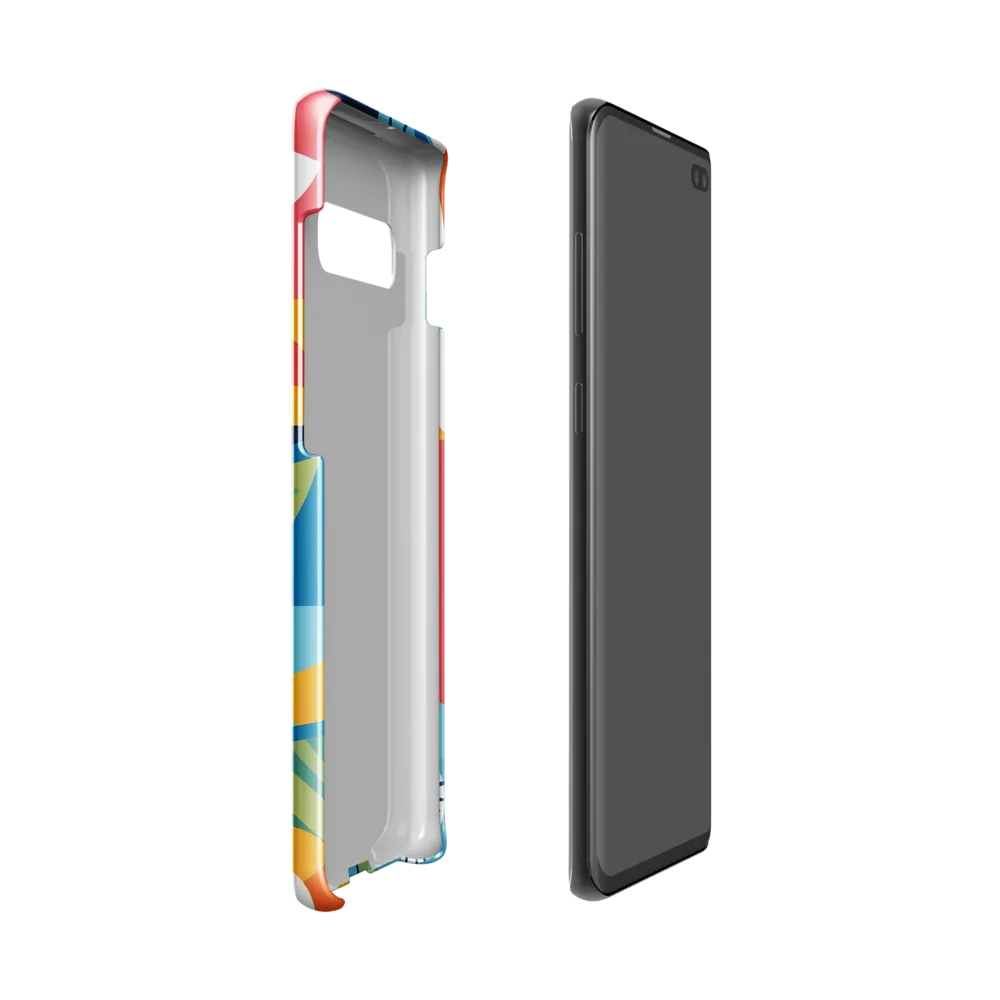 Vibrant Geometric Visage