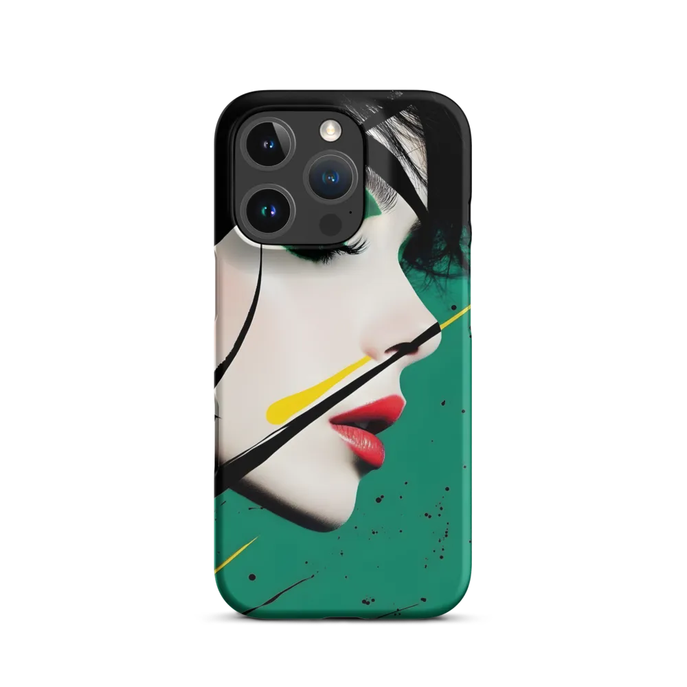 Emerald Profile with Ink and Yellow Accent