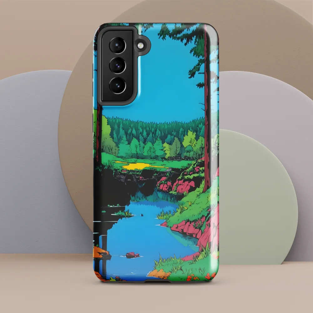 Tranquil Reflections: A Vibrant Landscape