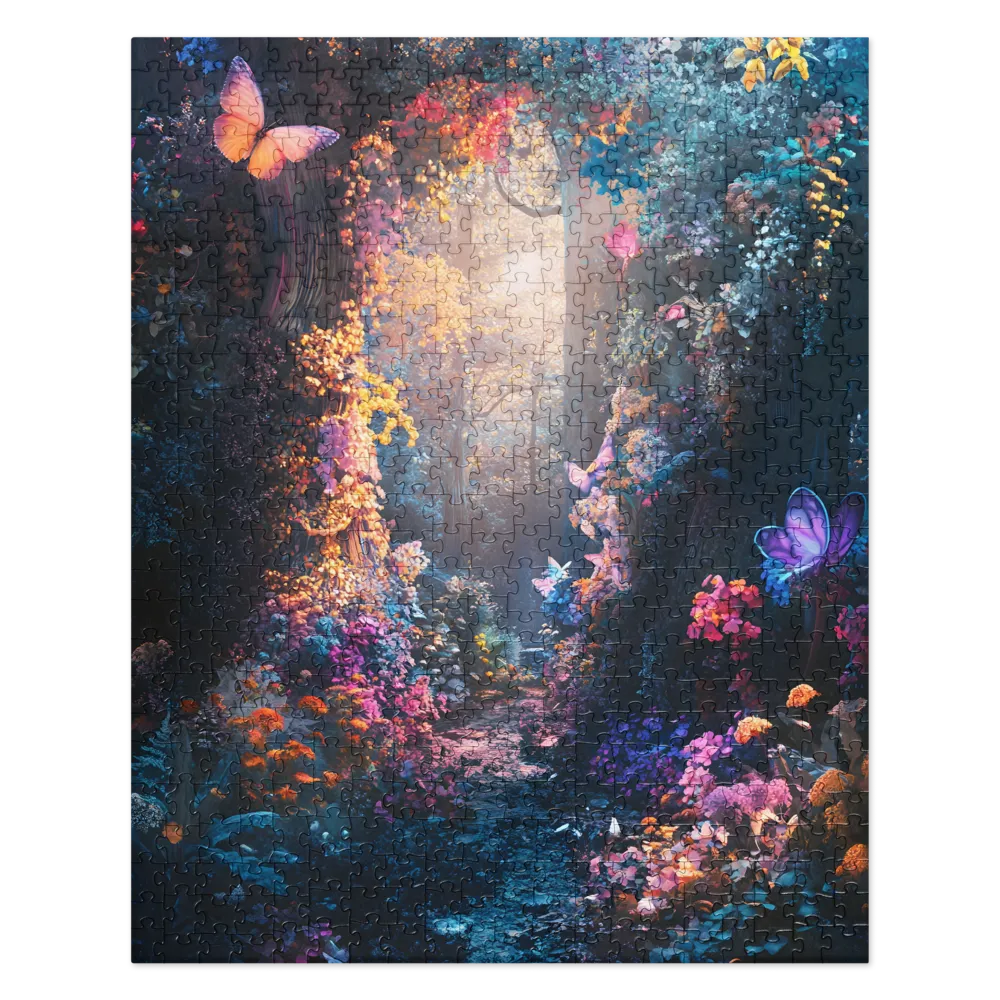 Enchanted Butterfly Forest | Jigsaw Puzzle | 520 pieces