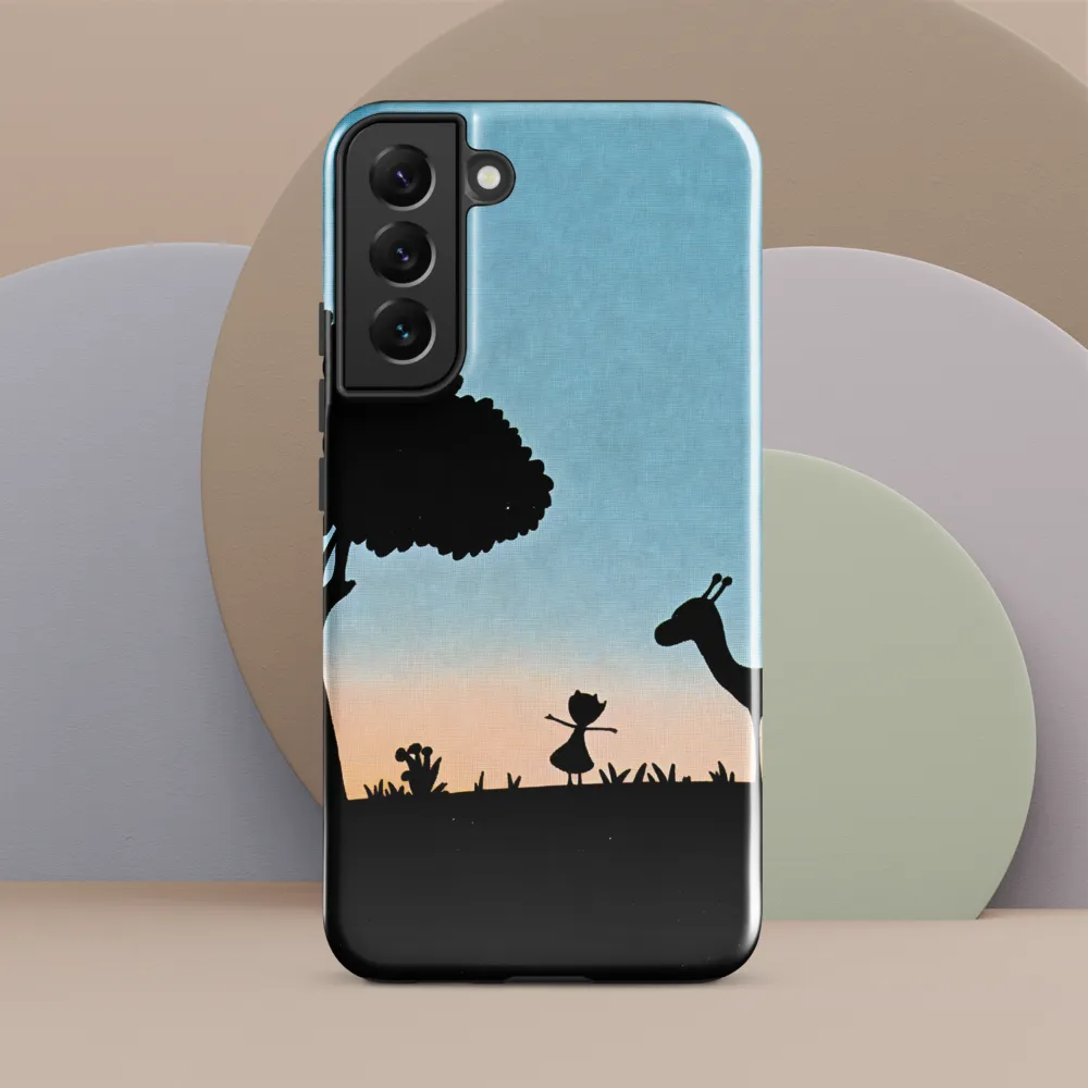 Curiosity in the Silhouette | Phone Case |  S22 Plus | Tough Case | Glossy