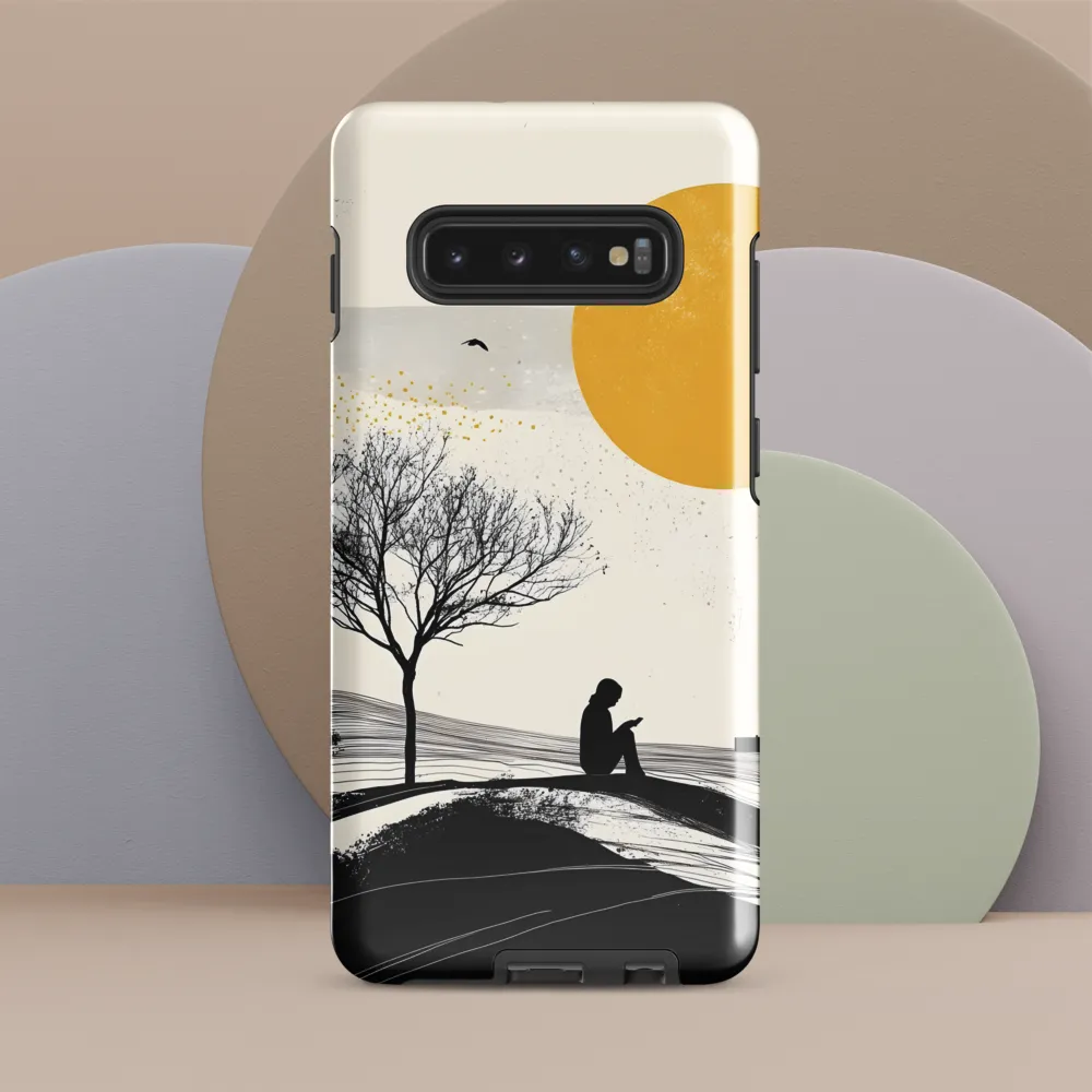 Solitude Under the Sun | Phone Case |  S10 Plus | Tough Case | Glossy