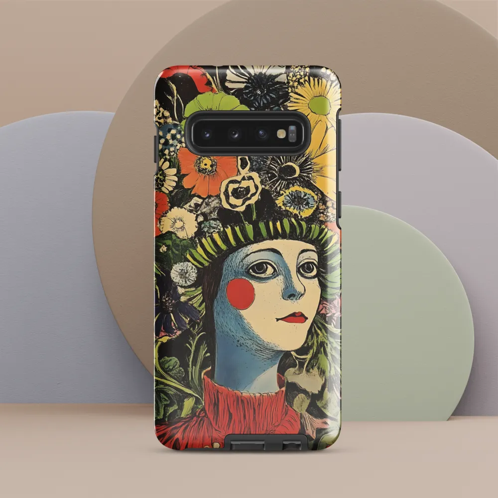 Floral Whimsy: A Portrait of Nature's Embrace