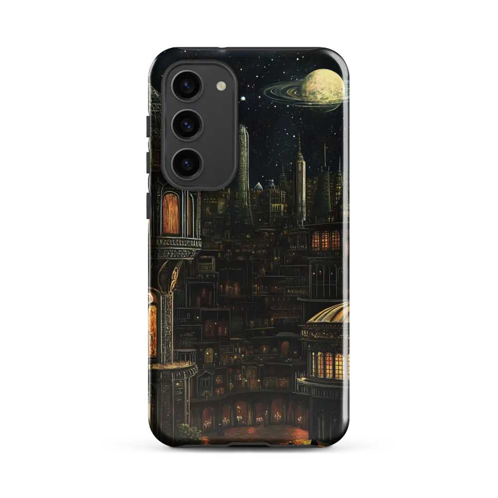 Celestial Enigma: A Surreal Cityscape
