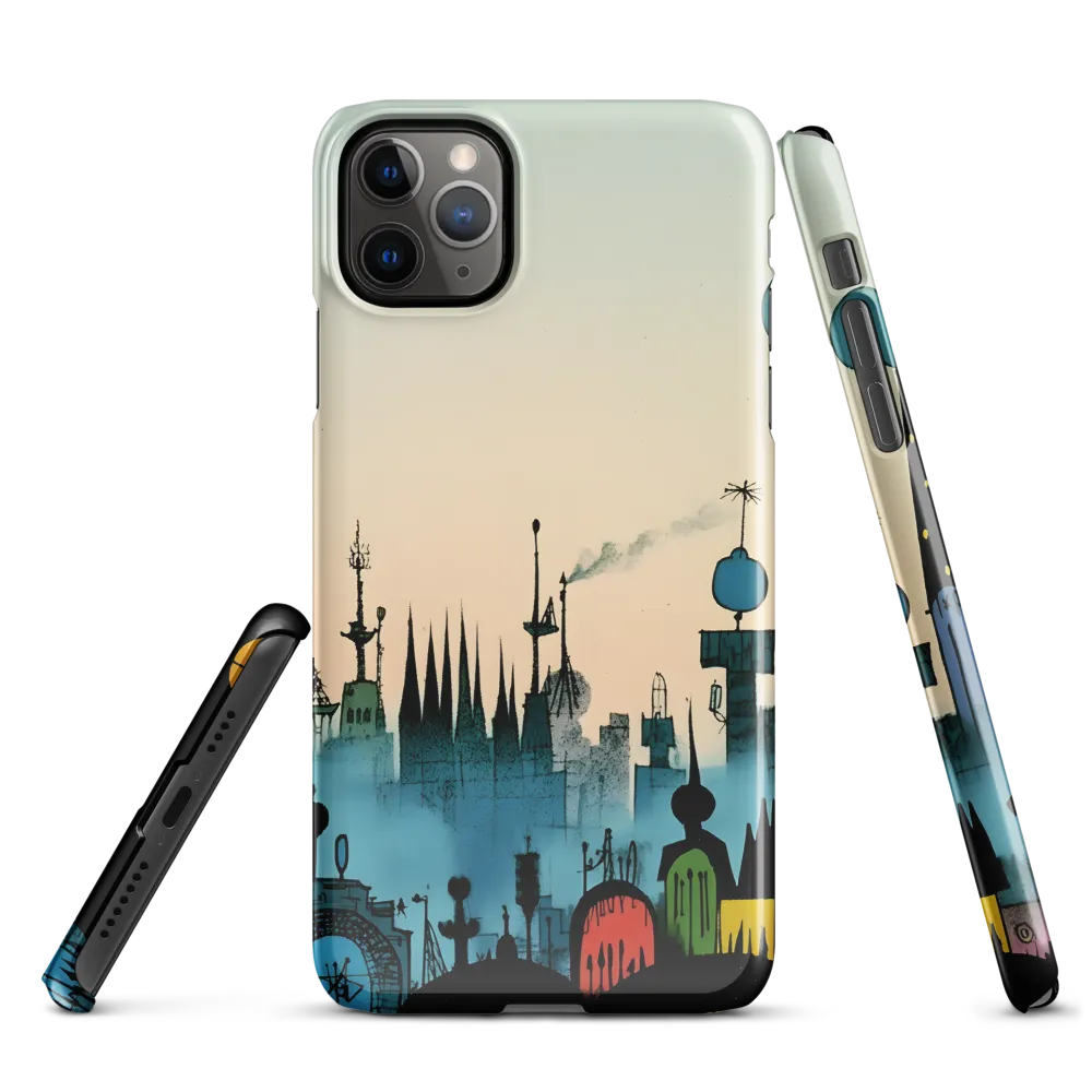 Whimsical Cityscape | Phone Case |  11 Pro Max | Snap Case | Glossy