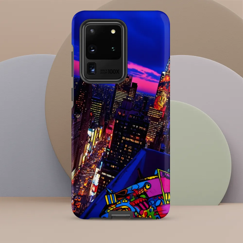 Neon Twilight: A City in Vibrance