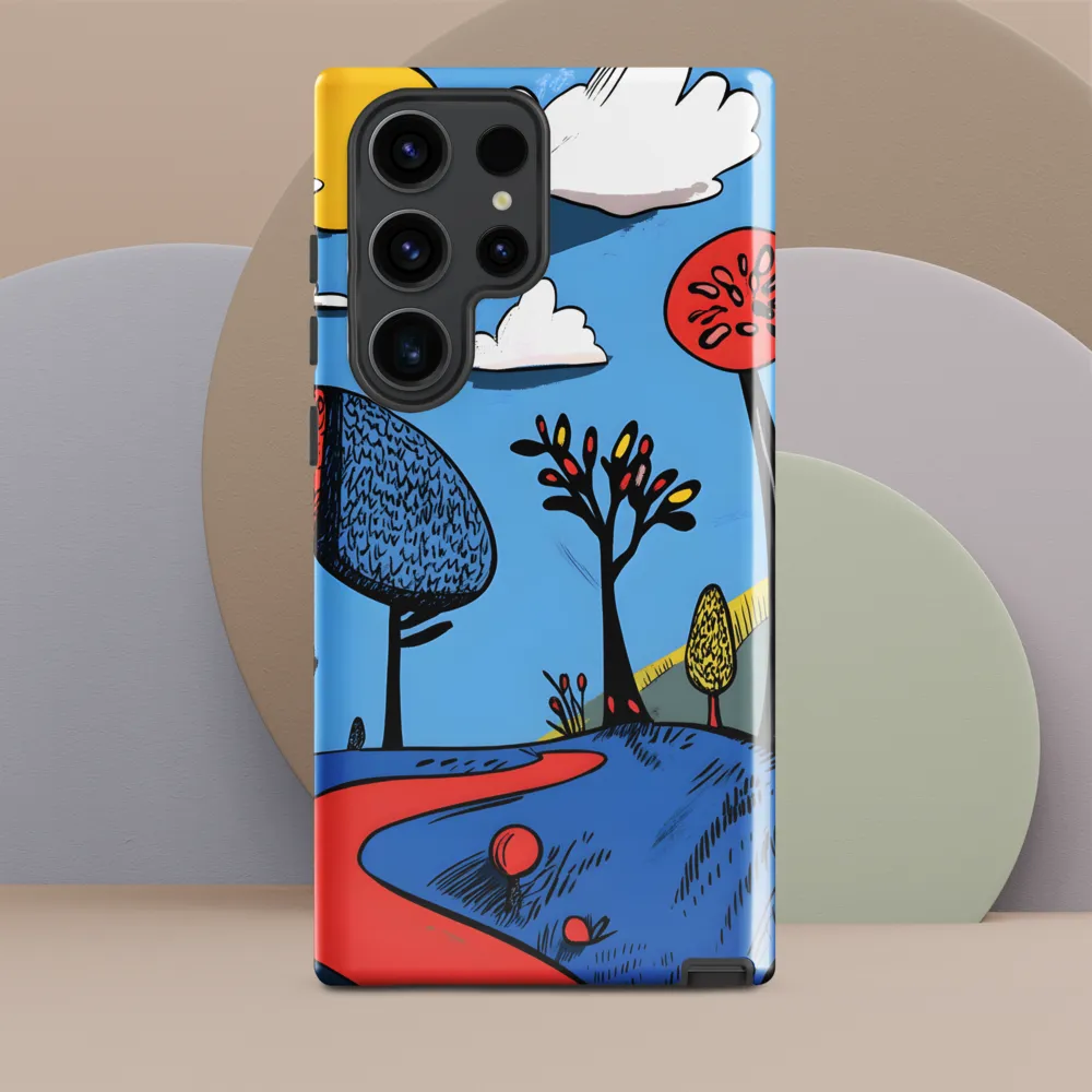 A Playful Journey Through Whimsical Woods | Phone Case |  S23 Ultra | Tough Case | Glossy