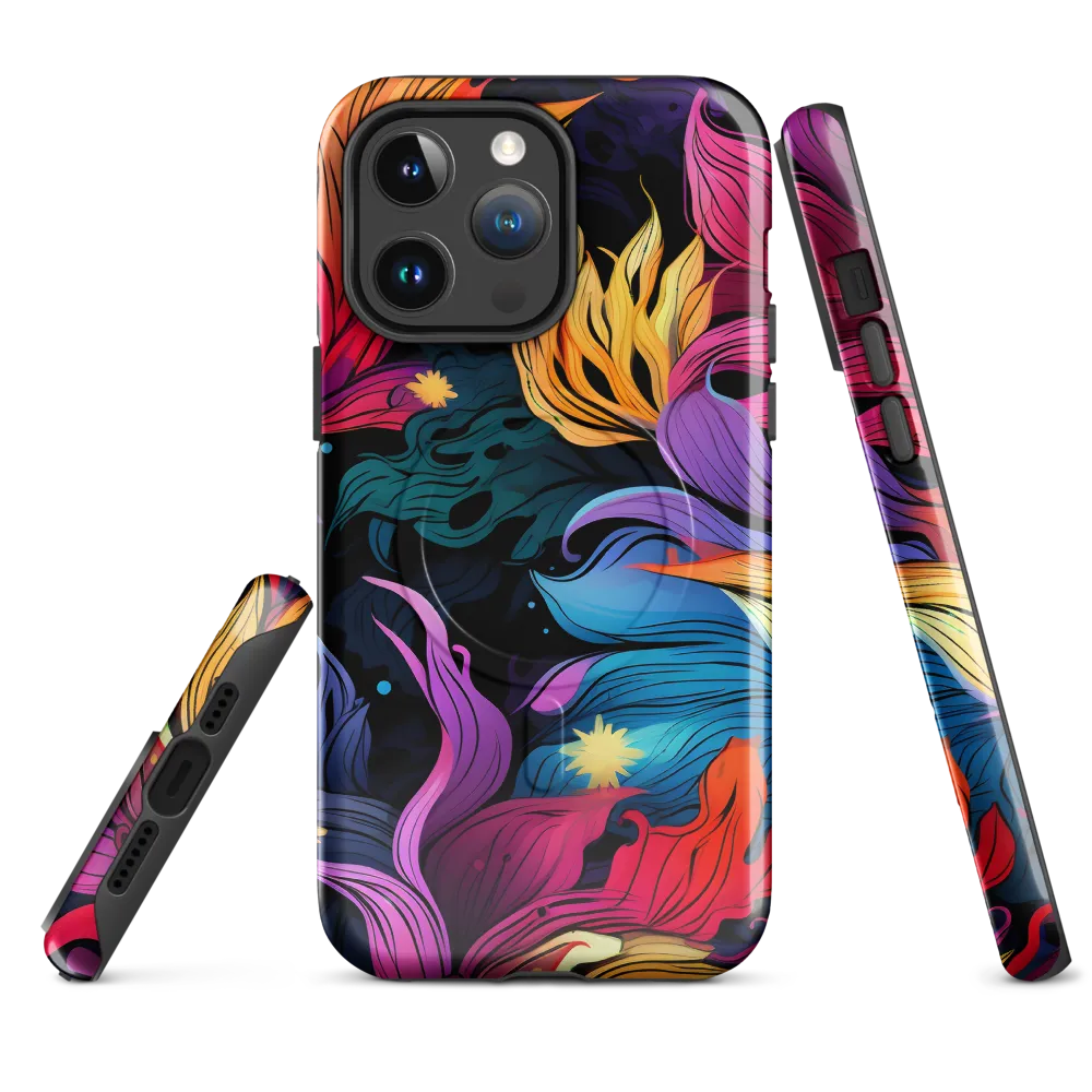 Floral Symphony | Phone Case |  14 Pro Max | MagSafe® Tough Case | Glossy