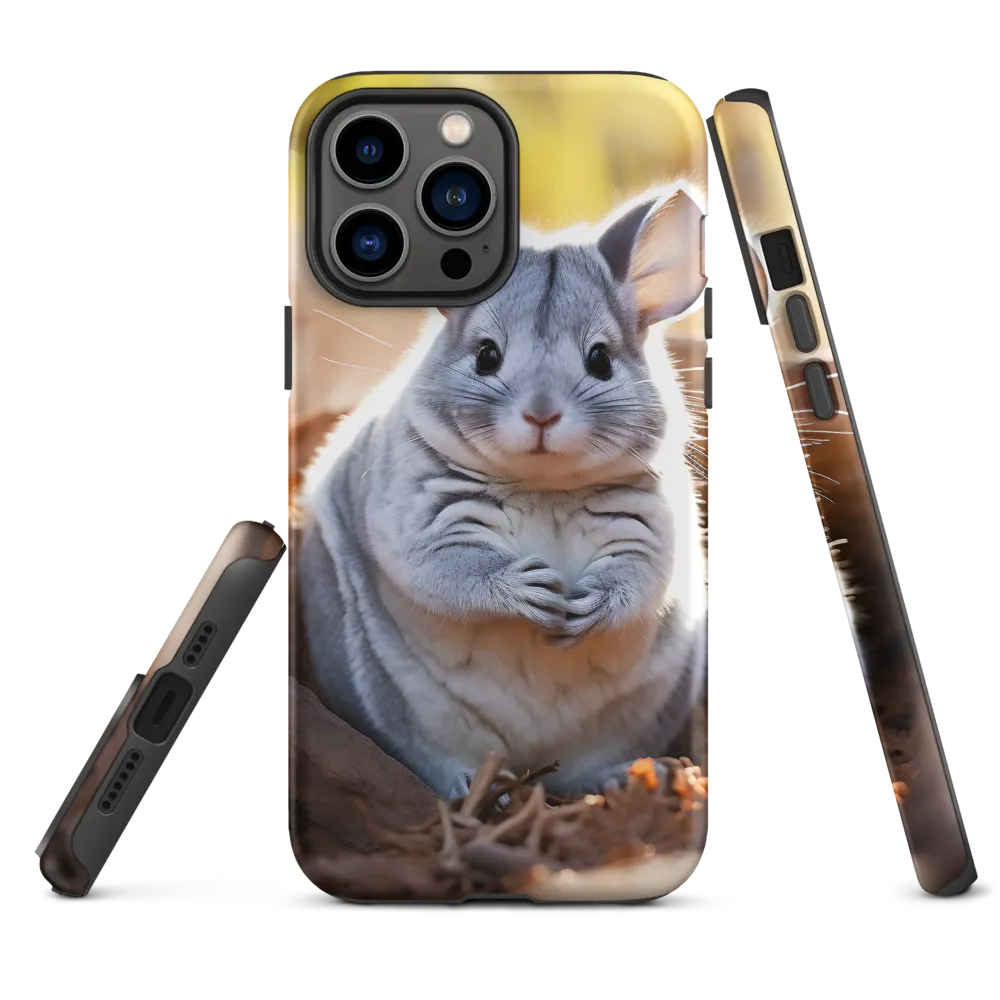 Gentle Whispers of Nature: The Chinchilla | Phone Case |  13 Pro Max | Tough Case | Matte