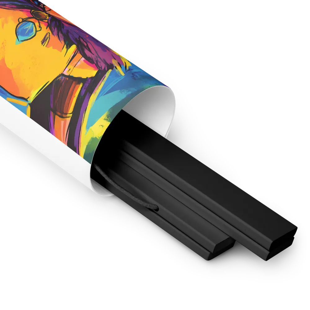 Guardian of Colors | Poster With Black Wood Hanger | 8″×10″
