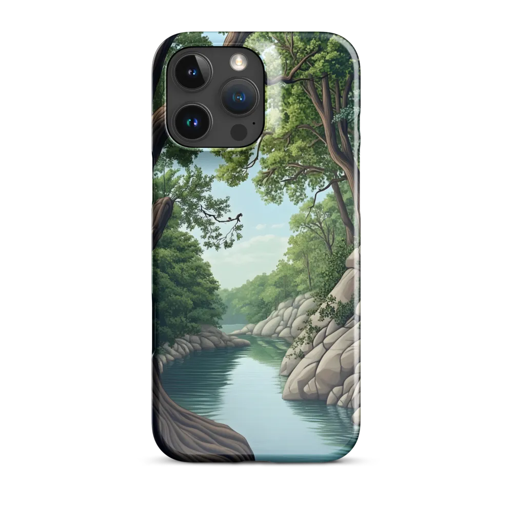 Tranquil Reflections: A Serene River Landscape