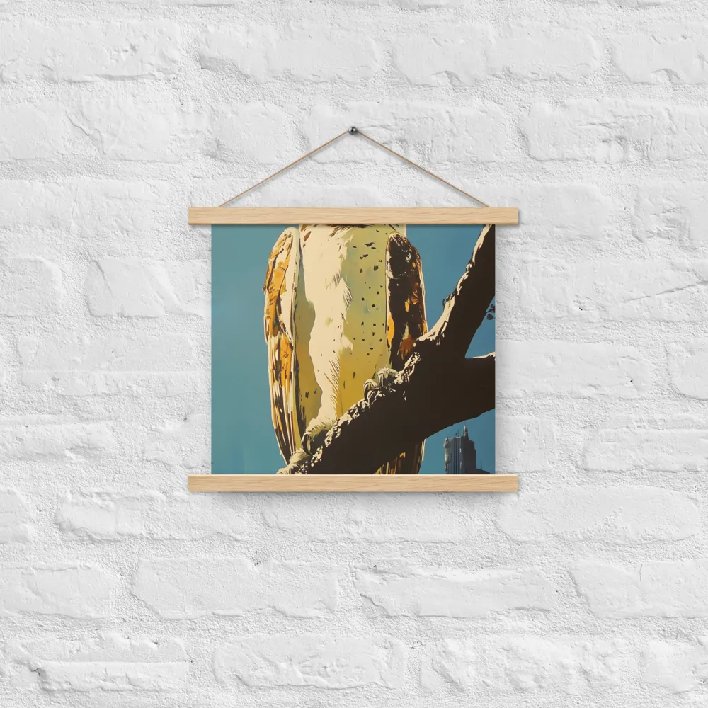 The Guardian of the Urban Wild | Poster With Oak Wood Hanger | 14″×14″