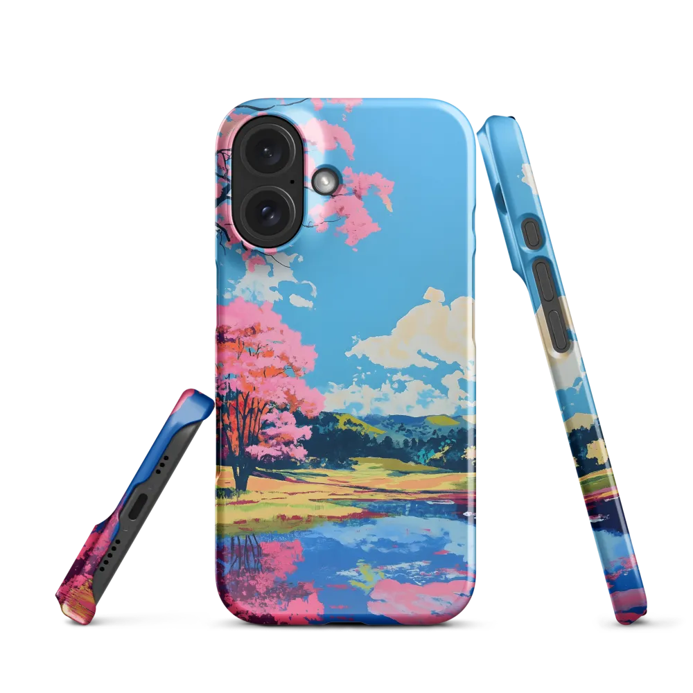 Reflections of a Pink Dreamscape | Phone Case |  16 | Snap Case | Glossy