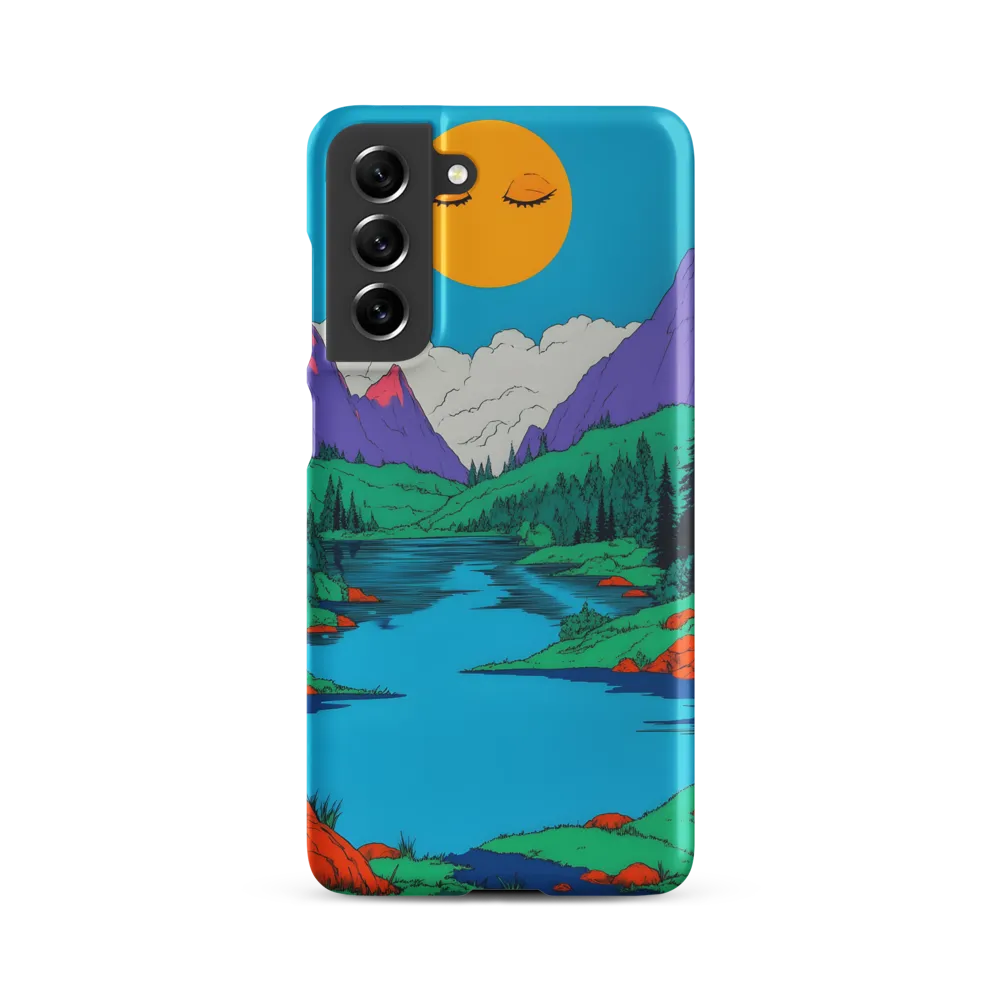 Whimsical Serenity in Vibrant Colors