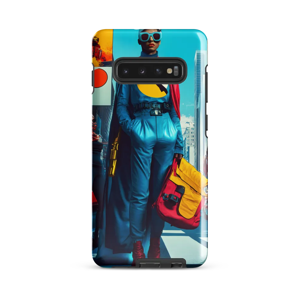 Urban Power: A Superhero's Stance | Phone Case |  S10 Plus | Tough Case | Glossy