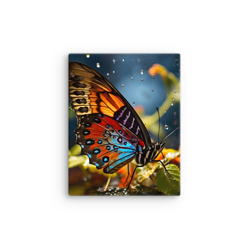 Dance of Colors: The Butterfly's Elegance | Thin Canvas | 11″×14″