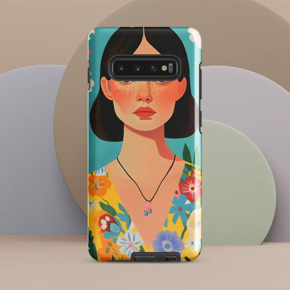 Embracing Nature: A Portrait of Serenity | Phone Case |  S10 Plus | Tough Case | Glossy