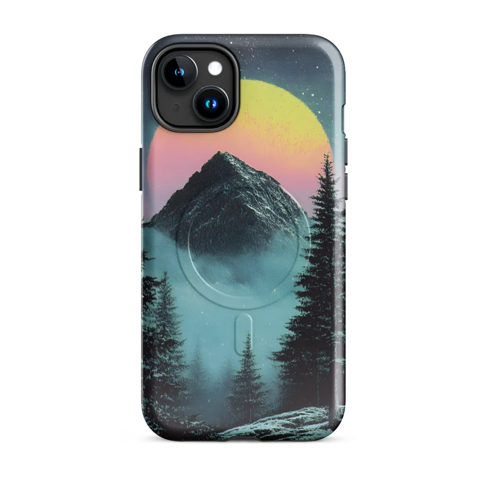 Ethereal Peaks Under Celestial Lights