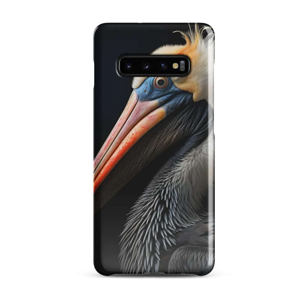 Majestic Portrait of a Pelican | Phone Case |  S10 Plus | Snap Case | Glossy