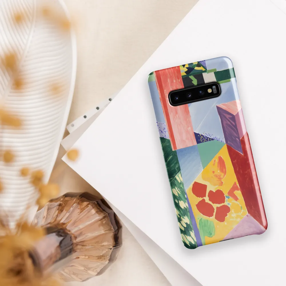 Interplay of Geometry and Color | Phone Case |  S10 Plus | Snap Case | Glossy