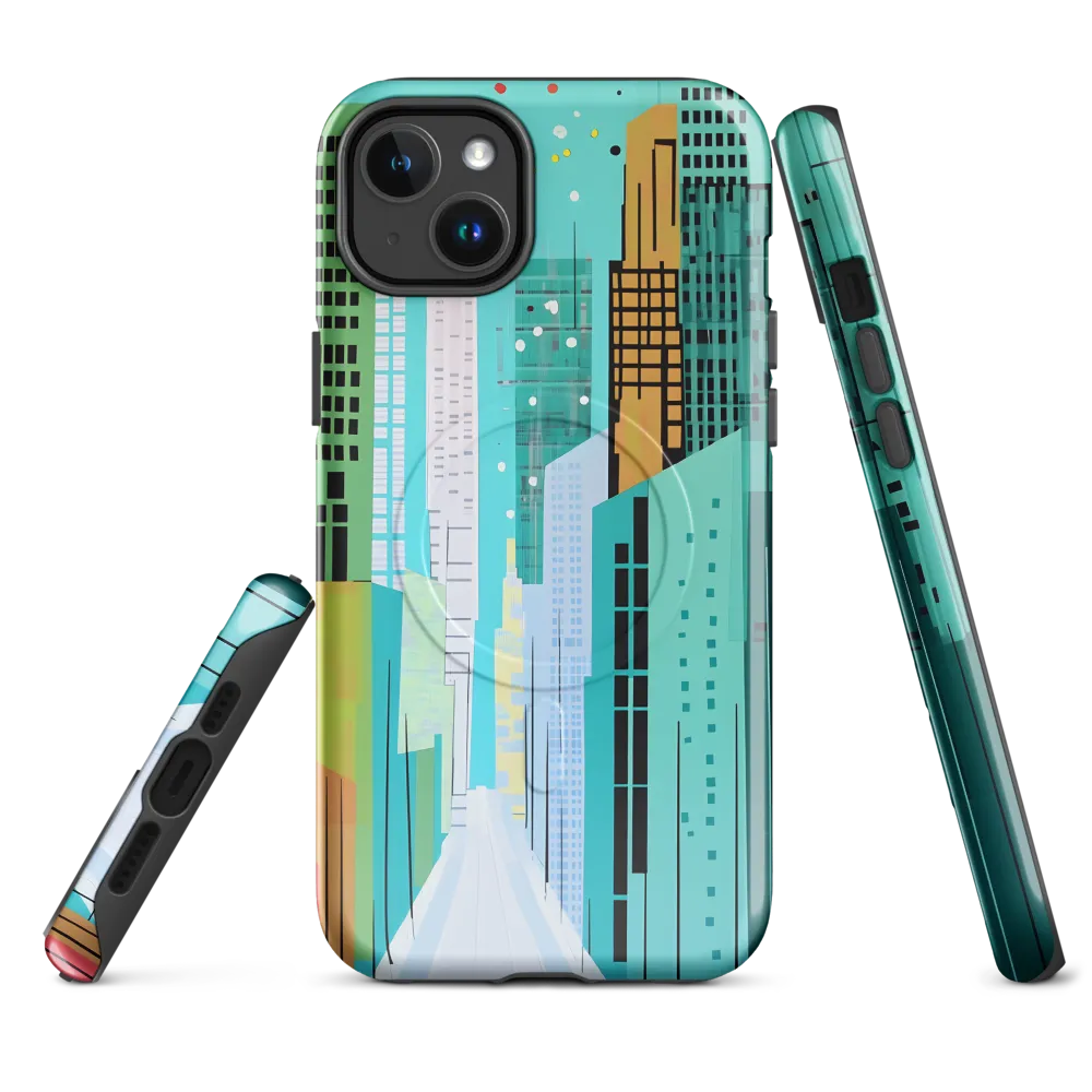 Urban Symphony in Turquoise