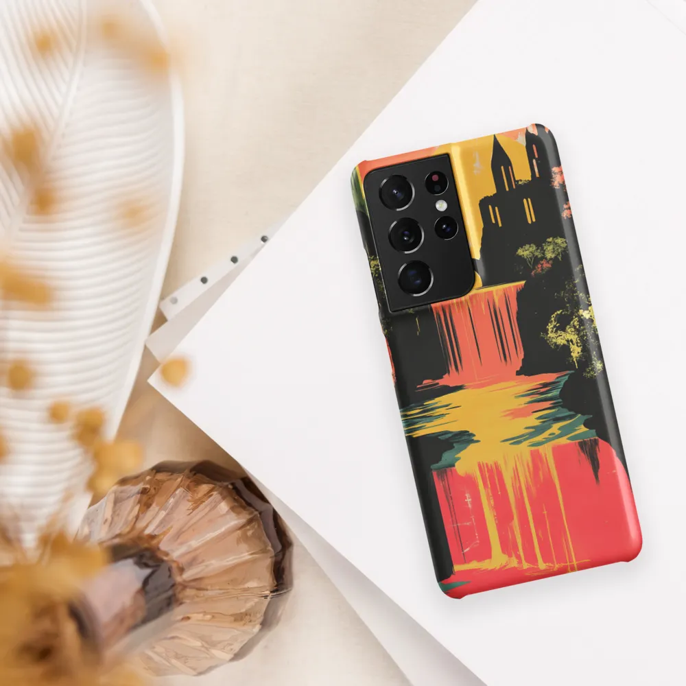 Elysian Echoes: A Surreal Reflections | Phone Case |  S21 Ultra | Snap Case | Matte