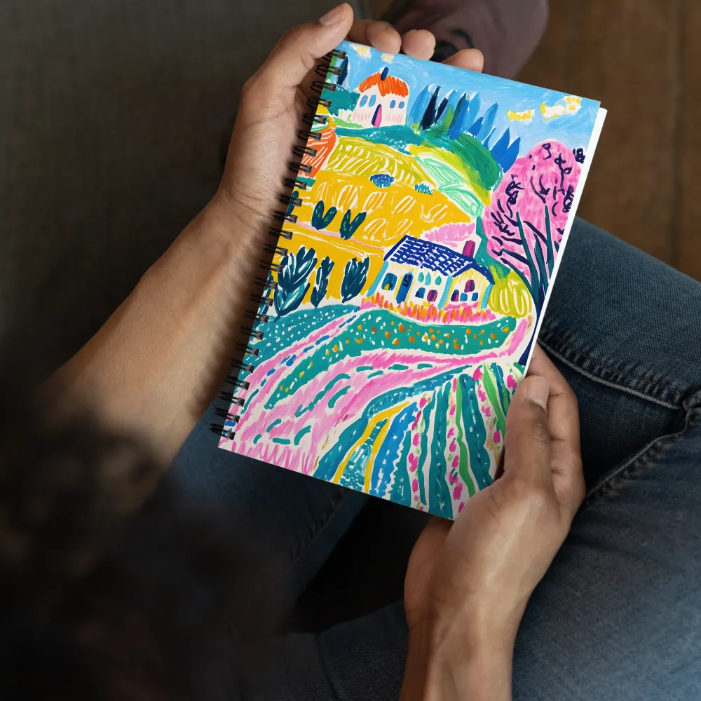 Vibrant Countryside Dreams | Spiral Notebook