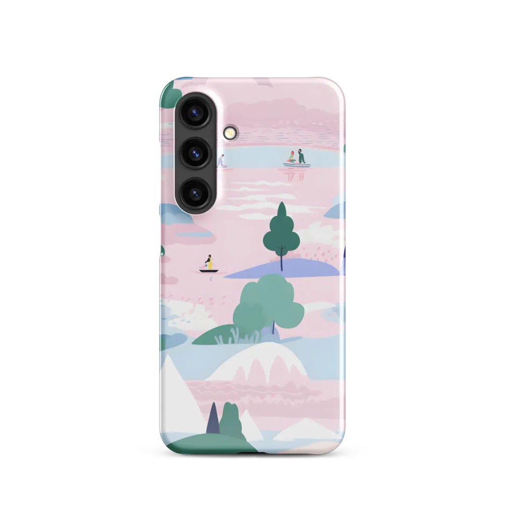 Whimsical Reflections: A Journey Through Landscapes | Phone Case |  S24 | Snap Case | Glossy