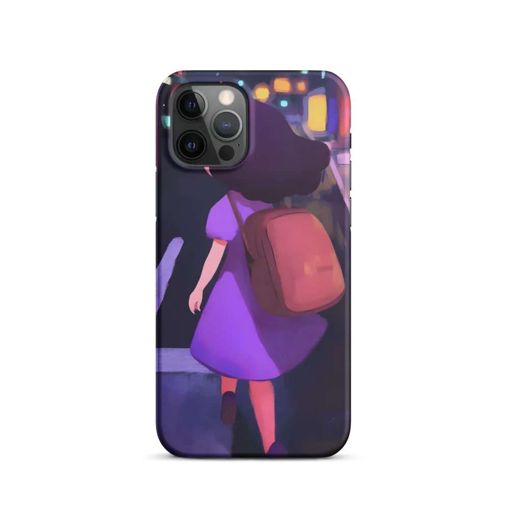 Wandering Through Neon Dreams | Phone Case |  12 Pro | Snap Case | Matte