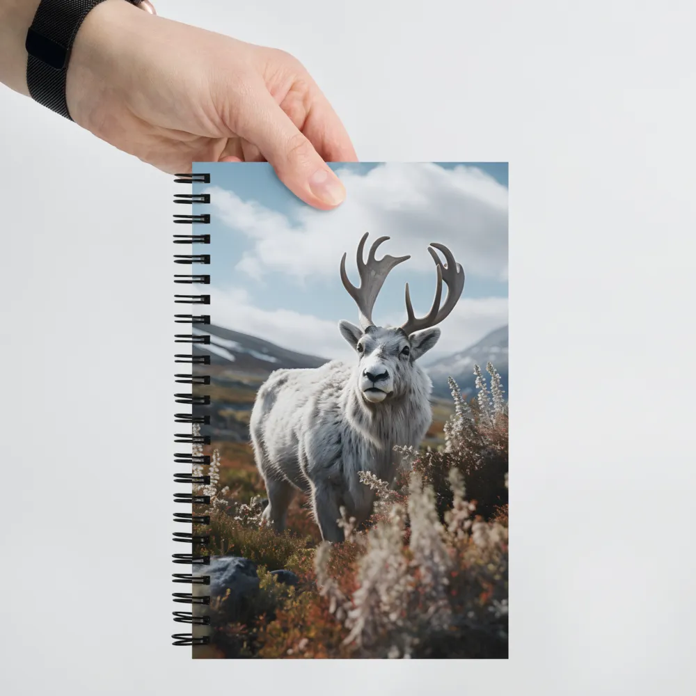 Majestic Harmony: The Reindeer in Nature | Spiral Notebook