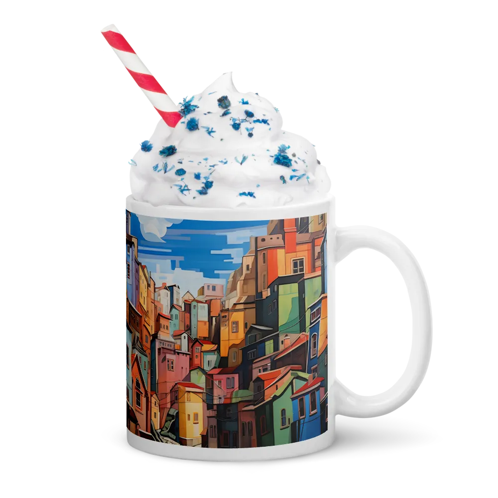 Whimsical Heights: A Vibrant Cityscape | Mugs | Multiple Sizes & Colors