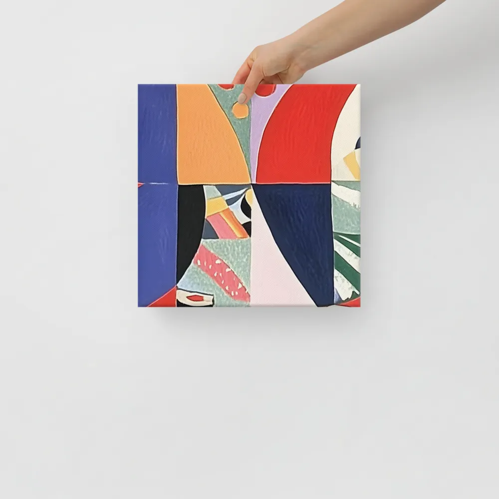Dynamic Mosaic Symmetry | Canvas | 12″×12″