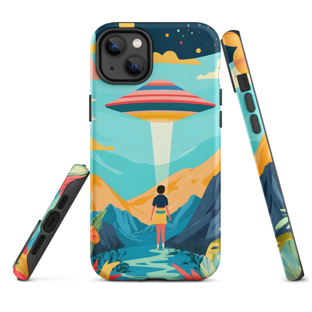 Celestial Encounter | Phone Case |  14 Plus | Tough Case | Matte