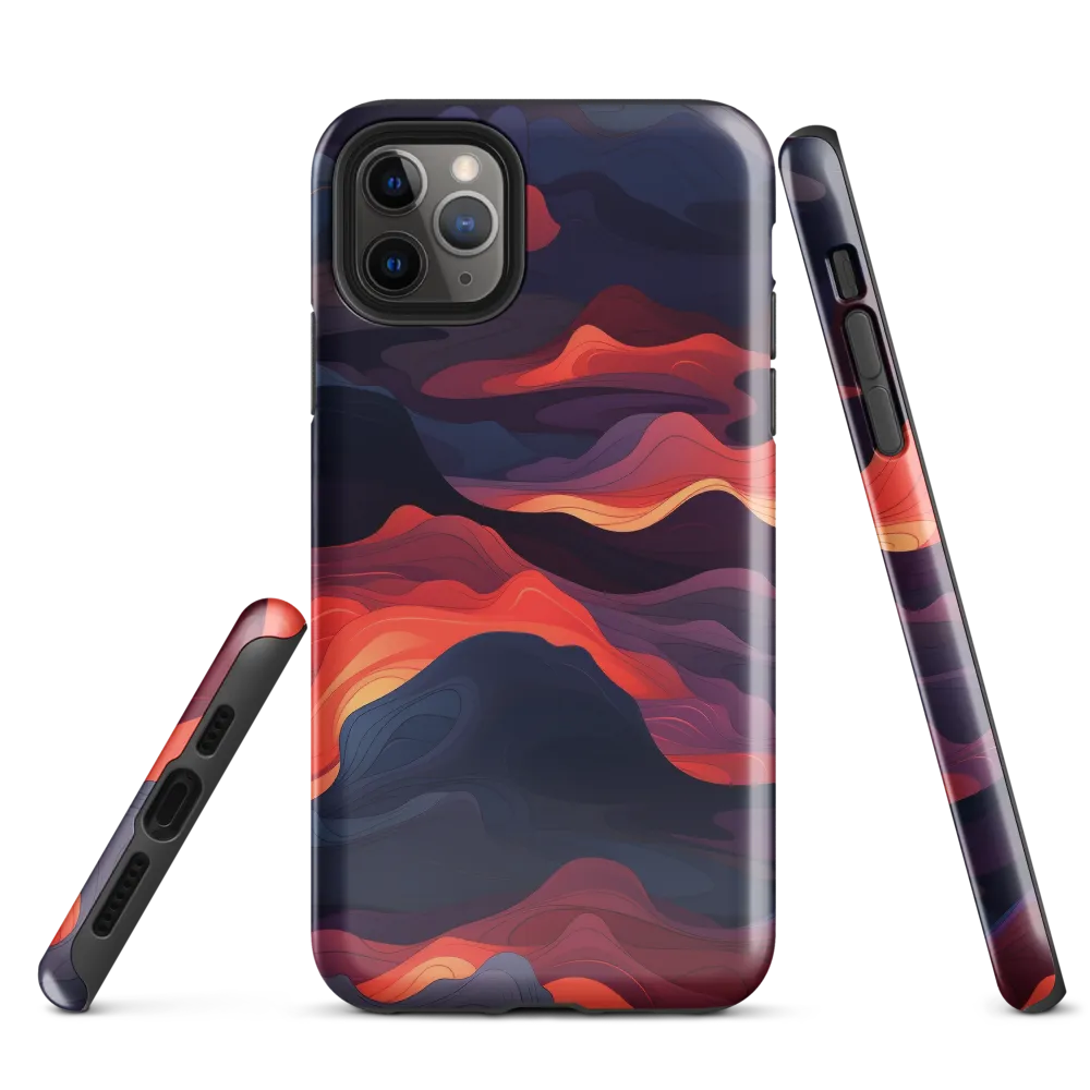 Ethereal Waves of Color | Phone Case |  11 Pro Max | Tough Case | Glossy