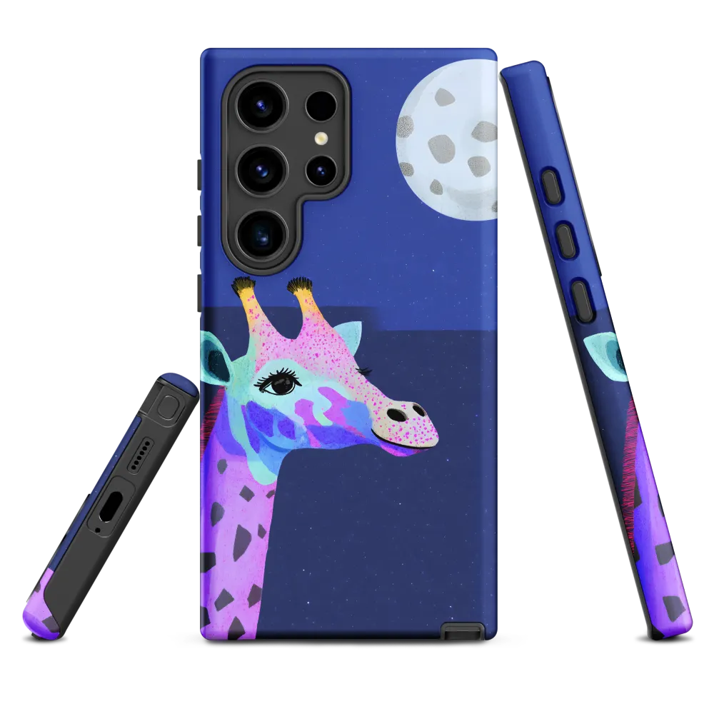 Whimsical Giraffe Under the Stars