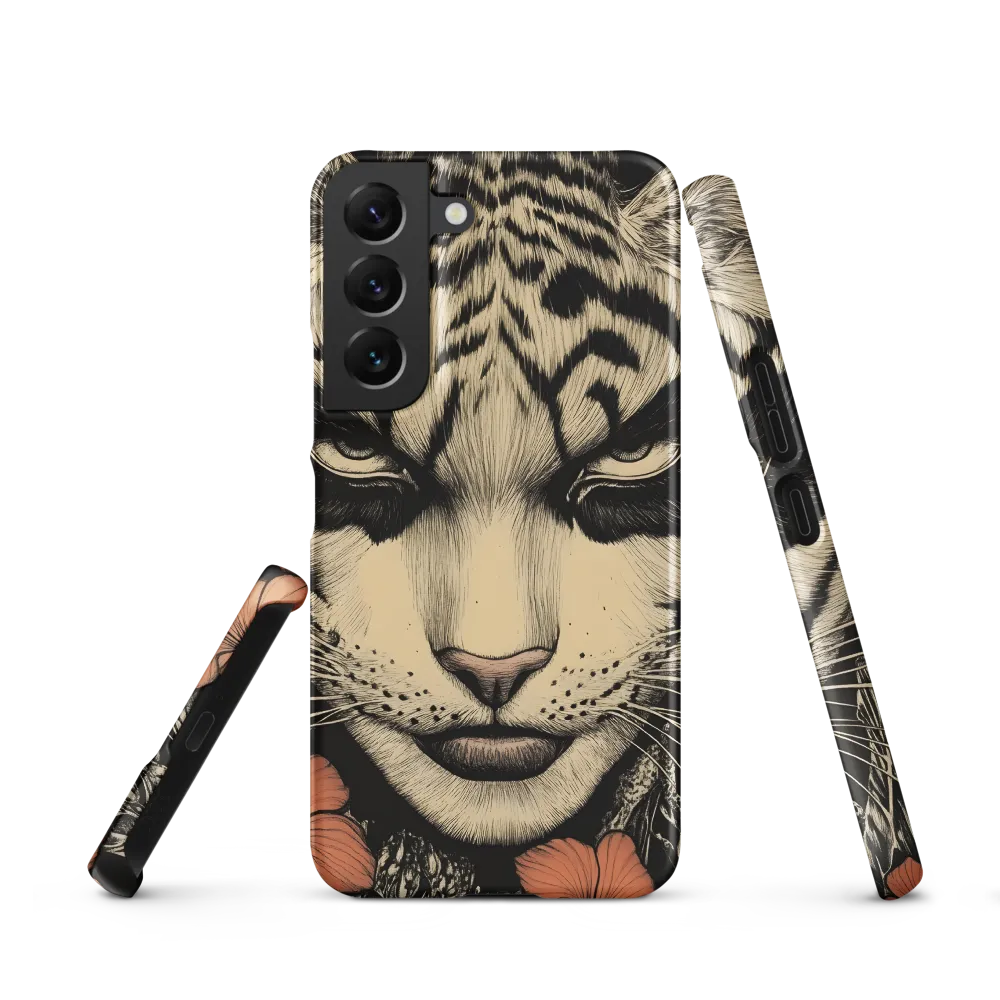 Feline Majesty: The Human-Leopard Connection | Phone Case |  S22 | Snap Case | Matte